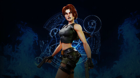 Game and Animation ready Angel of Darkness Lara model 1.1