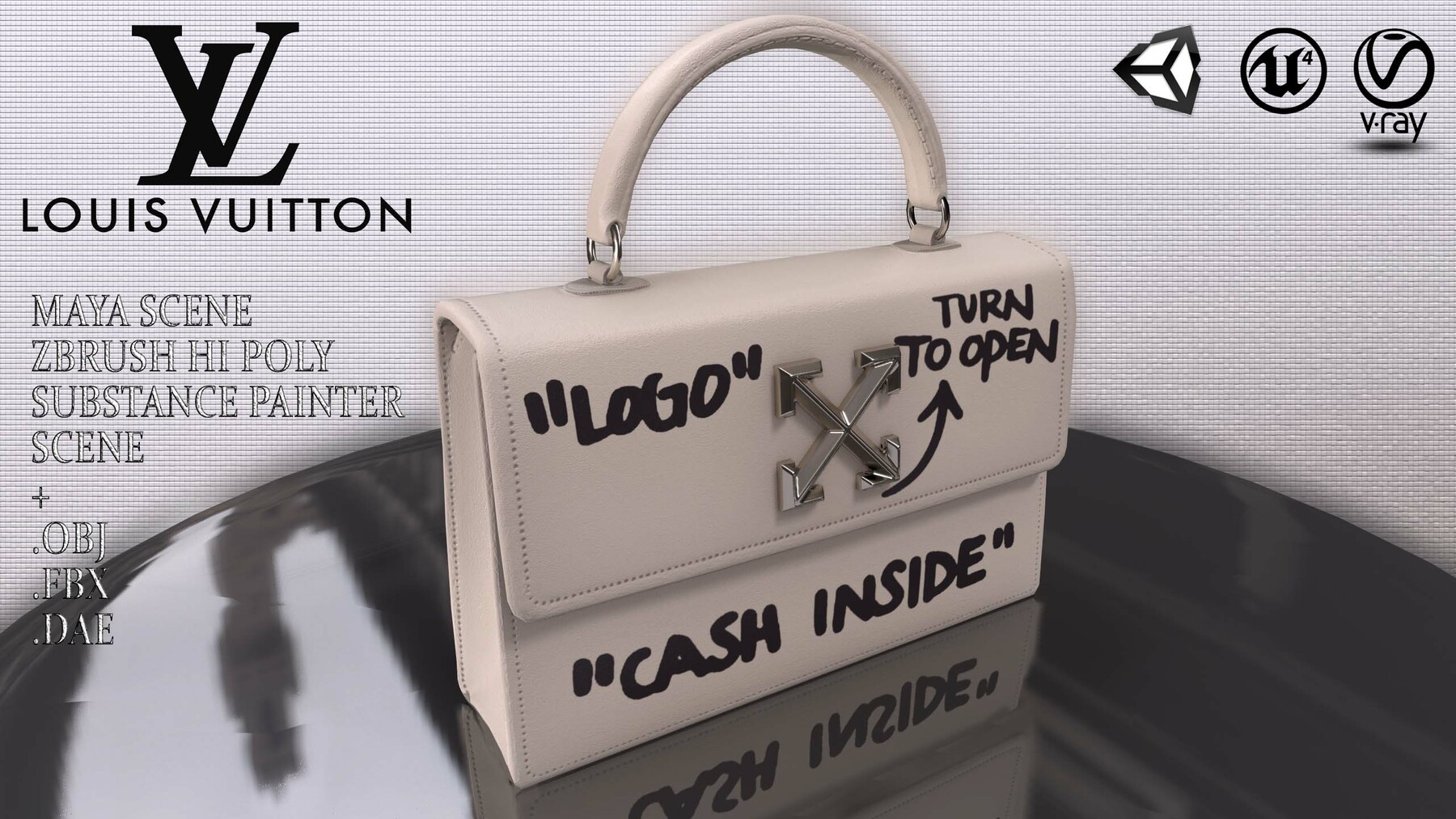 ArtStation - Louis vuitton bag 3D Model