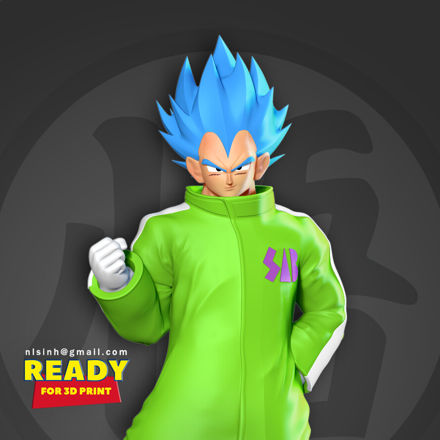 green vegeta suit