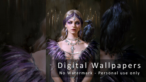 Sorceress - Digital wallpapers