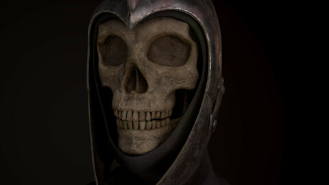 Stylized Warriors Skulls Pack (Obj, Zpr, Textures)