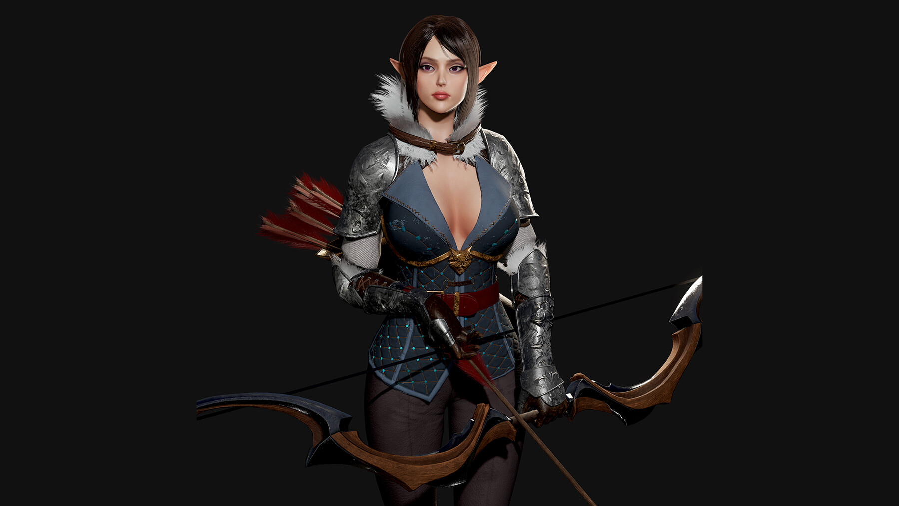 ArtStation - Archer Girl - Game Ready | Game Assets