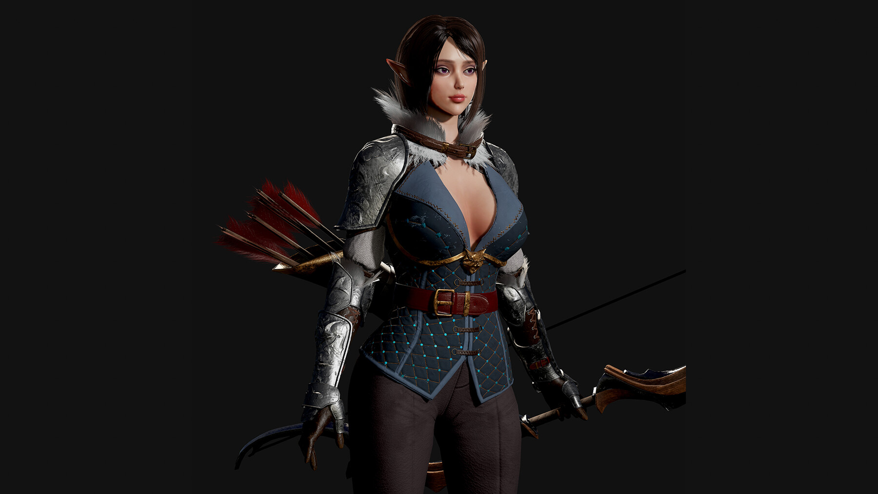 ArtStation - Archer Girl - Game Ready | Game Assets