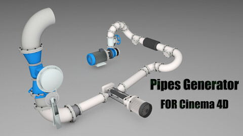 Pipes Generator for Cinema4D