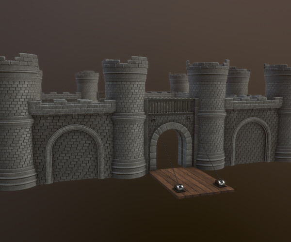 ArtStation - Castle Walls | Game Assets