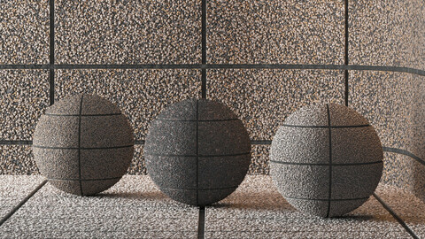 Hemase Mat 03 | Exposed Aggregate Concrete | 3 Colors