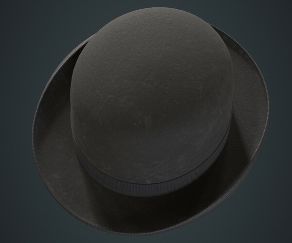 ArtStation Bowler Hat 1B Game Assets   File 