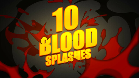 10 Blood splash sprite effects