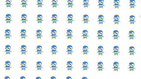 piplup Pokèmon rpg maker animated battler MV / MZ