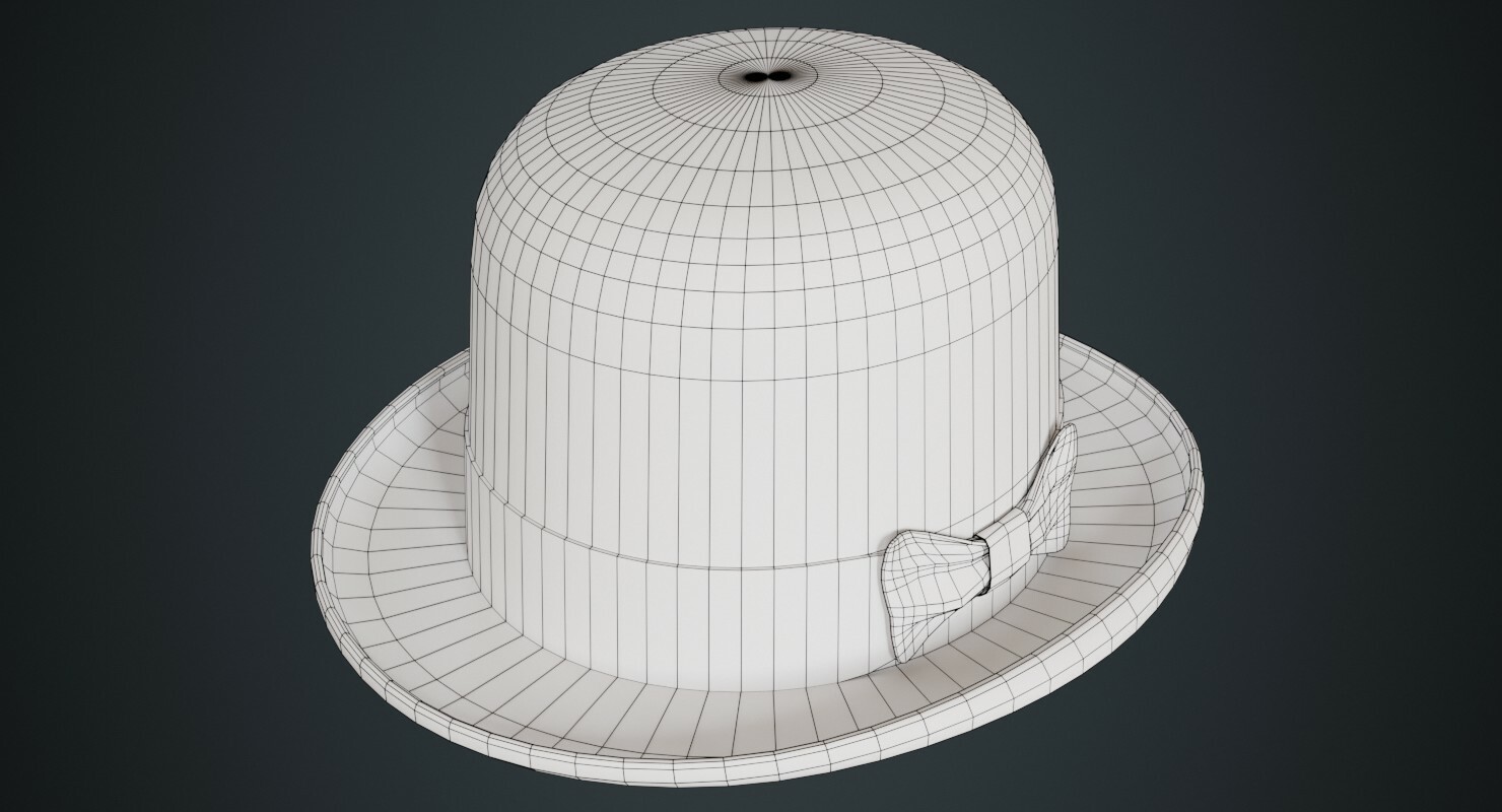 ArtStation Bowler Hat 2A Game Assets   File 