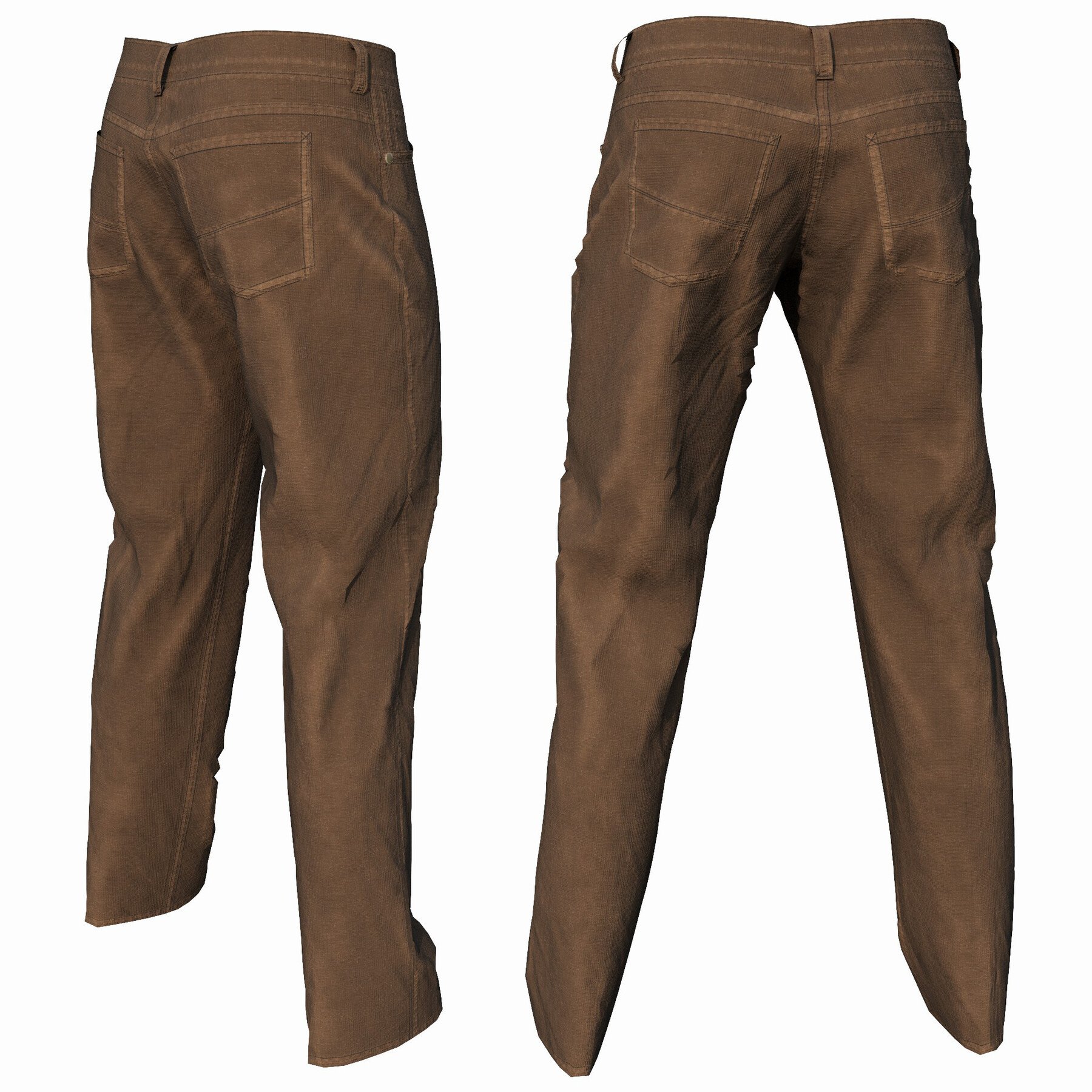 ArtStation - Male pants collection 201209 Low-poly 3D model | Game Assets