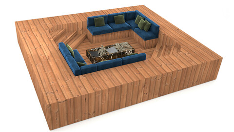 sofa for overflow swimming pool