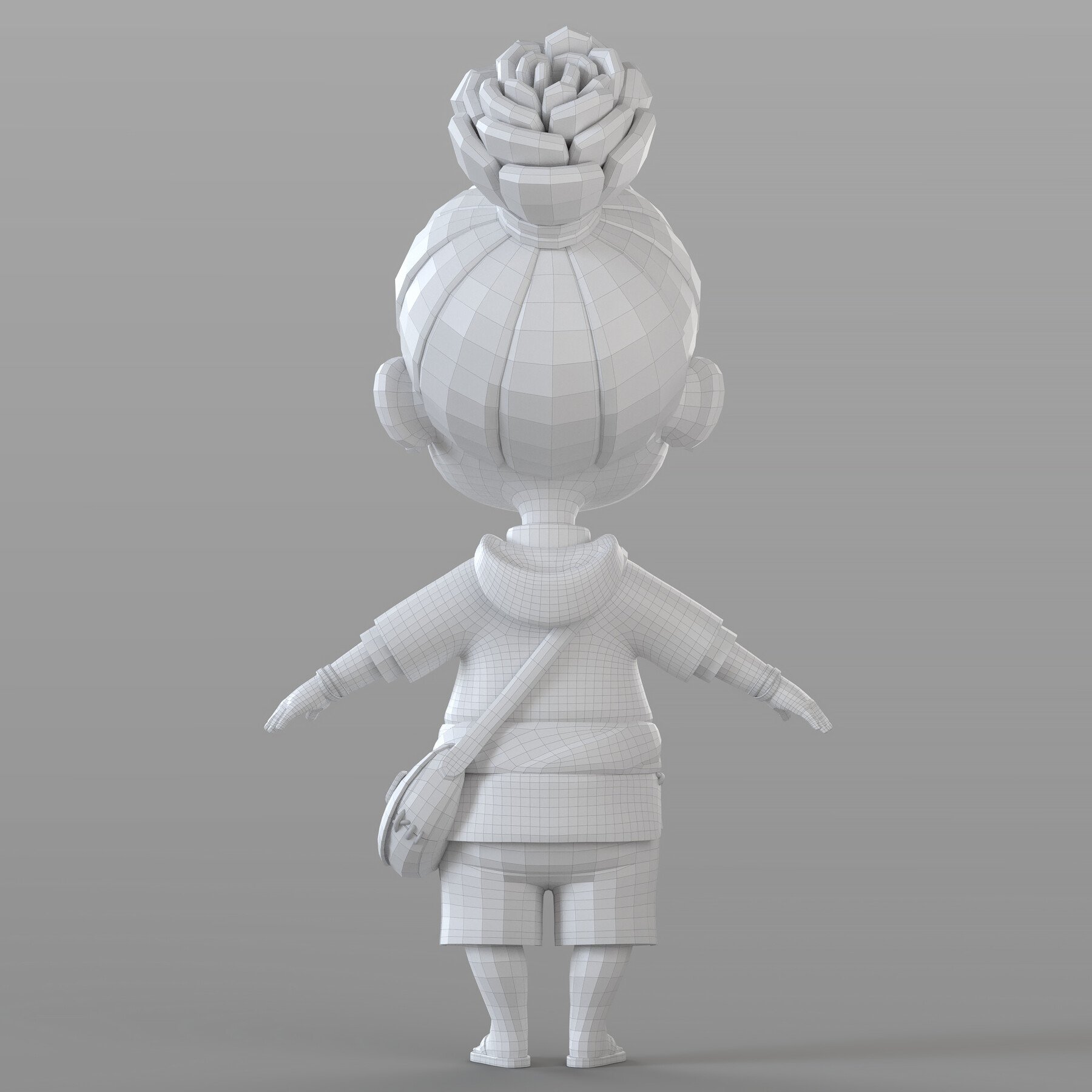 ArtStation - Cartoon Villager Girl | Resources