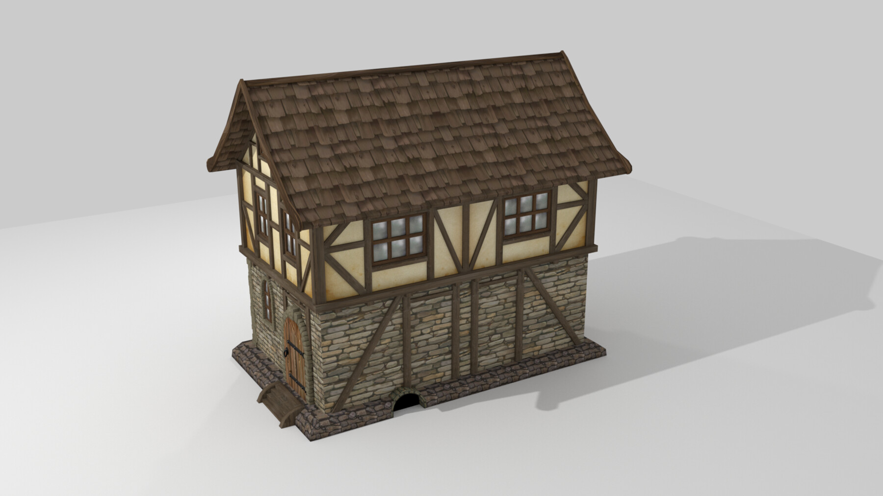 ArtStation - medieval cartoon house 2 | Resources