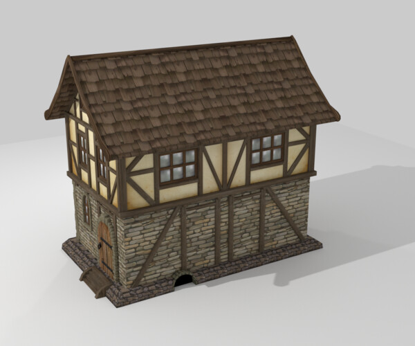 ArtStation - medieval cartoon house 2 | Resources