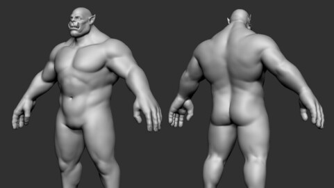 Male Orc Basemesh