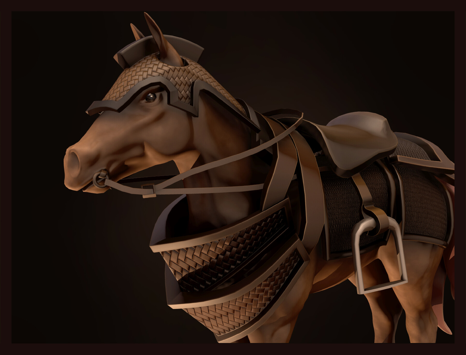 Artstation Stylized Character Horse Game Assets