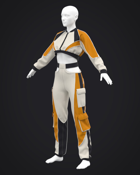 ArtStation - Baseball uniform / Marvelous Designer / Clo 3D project + obj