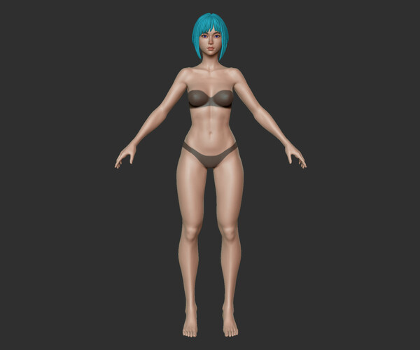 ArtStation - Anime Female Body | Resources