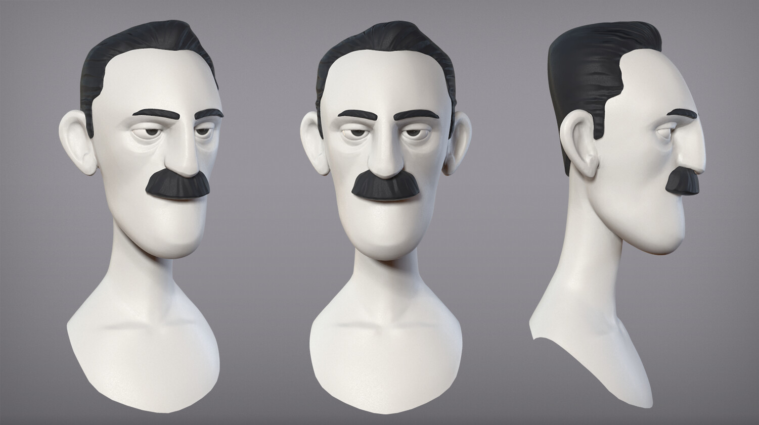 ArtStation - Cartoon male character Randolph base mesh | Resources