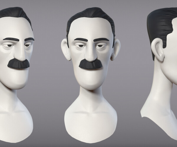 ArtStation - Cartoon male character Randolph base mesh | Resources