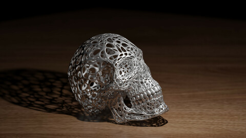 Abstract Decor Skull