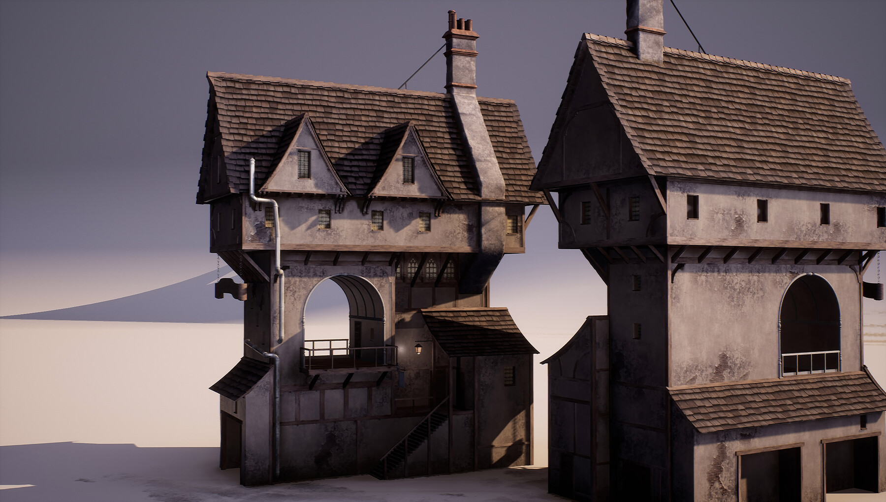 ArtStation Old House Creation for Game in Blender & Substance