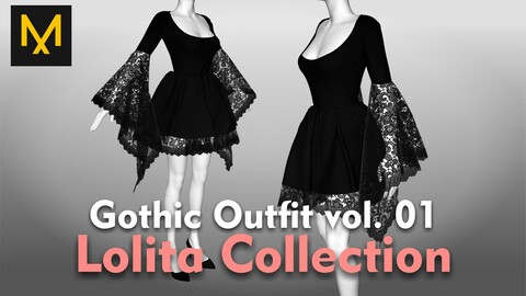 Gothic Outfit vol.01 - Lolita Collection