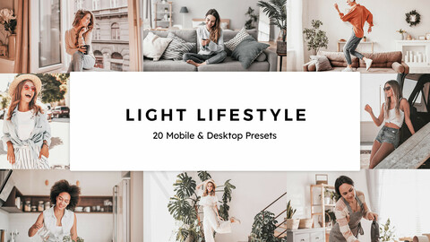 20 Light Lifestyle LUTs and Lightroom Presets