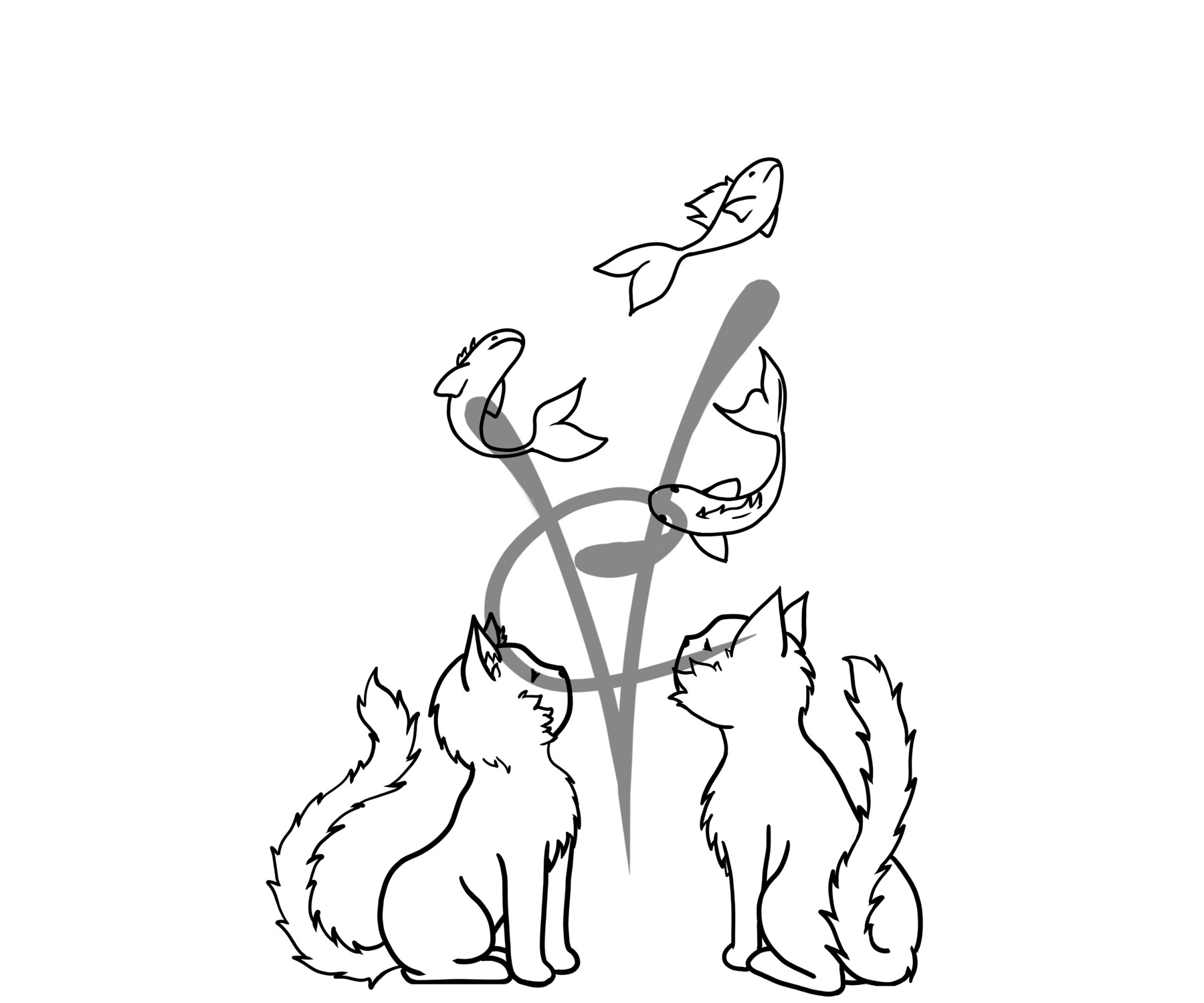 ArtStation - Cute Kittens_Lineart | Artworks