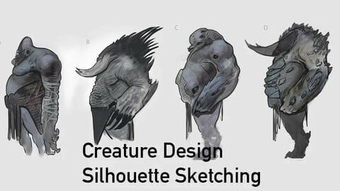Creature Design - Silhouette Sketching