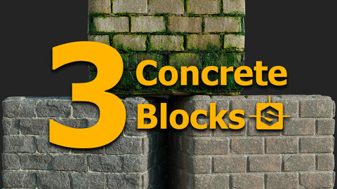 Concrete blocks - Material pack