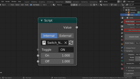 Switch node for Blender