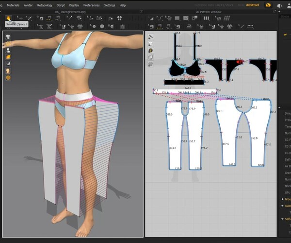Marvelous Designer on X: The One-Minute Tips & Tricks: Making elastic  strings with Piping  #overwatch #Tracer #blizzard  #marvelousdesigner  / X