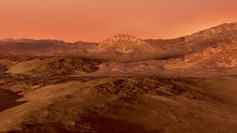 Mars Background - Illustration Pack