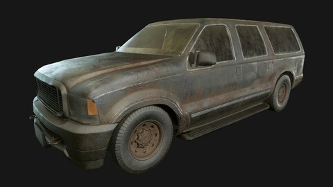 Ford Excursion 1999 (LowPoly)