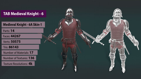 TAB Medieval Knight - 6A - Skin1