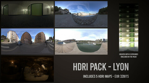 HDRI Pack - City of Lyon (France)
