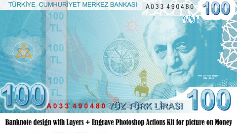 Banknot /Papper Money Design and Engrave Actions for pictures