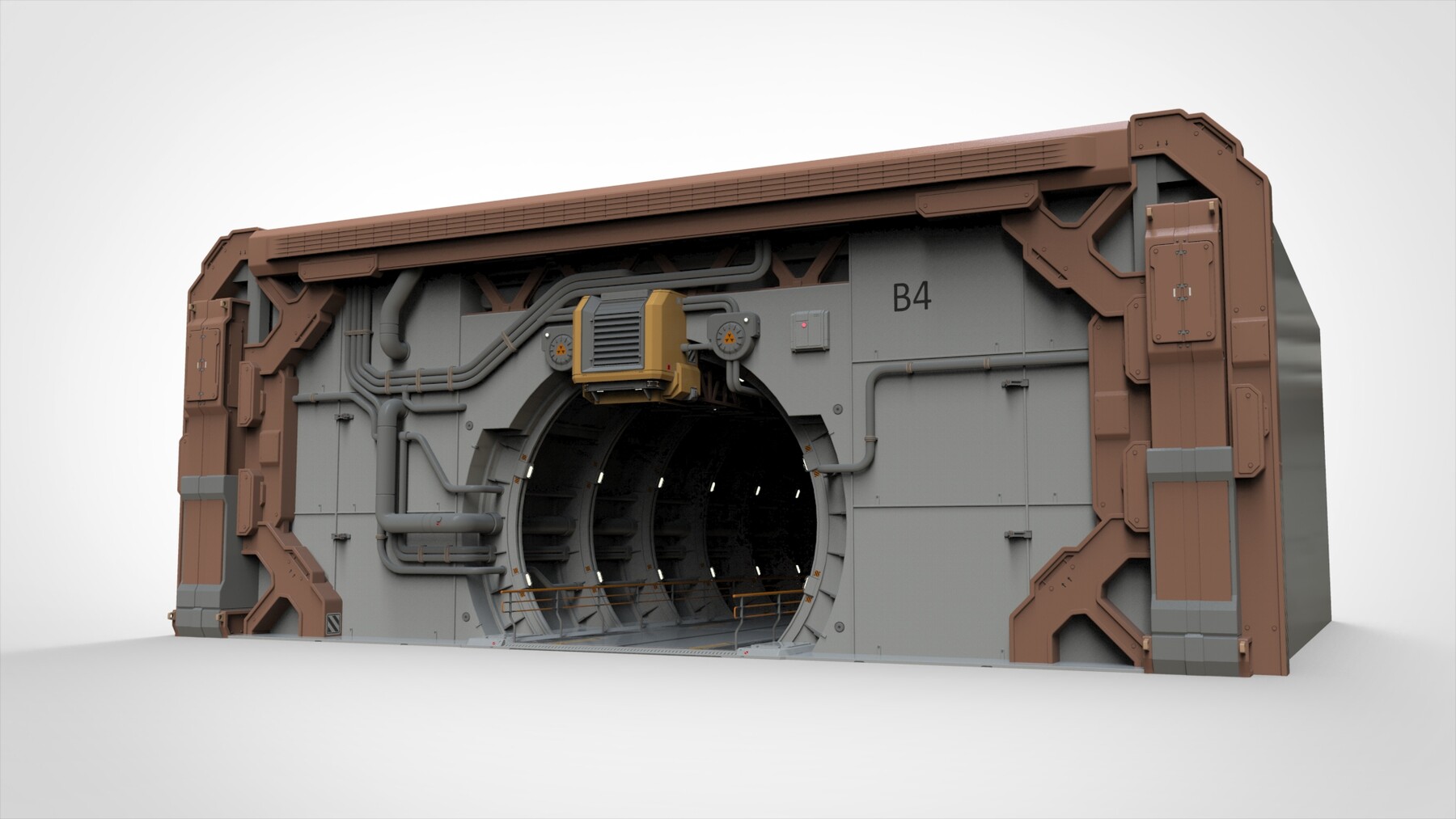 Architect 4. 3д модель тоннеля. Car tunnel 3d model. Tunnel 3d model.