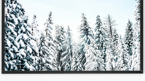 Art Frams 130- Snowy Trees Art