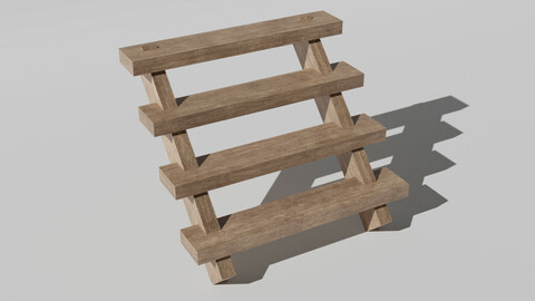Wooden Stairs - Wooden Steps