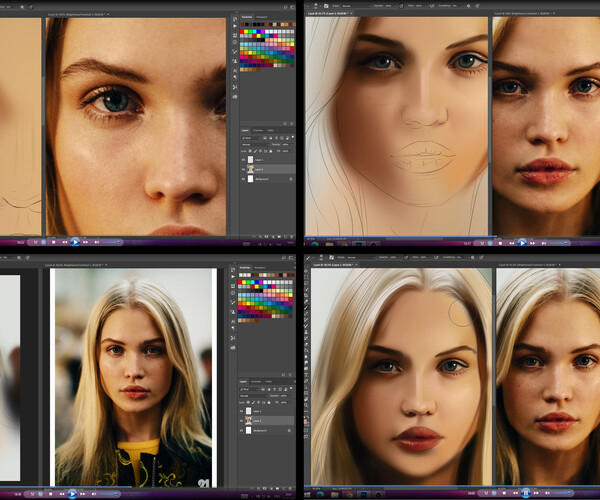 ArtStation - Portrait Painting in Photoshop Video Tutorial | Tutorials