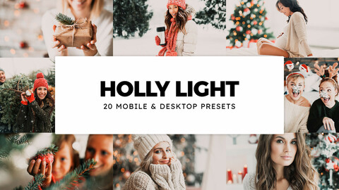 20 Holly Light LUTs and Lightroom Presets