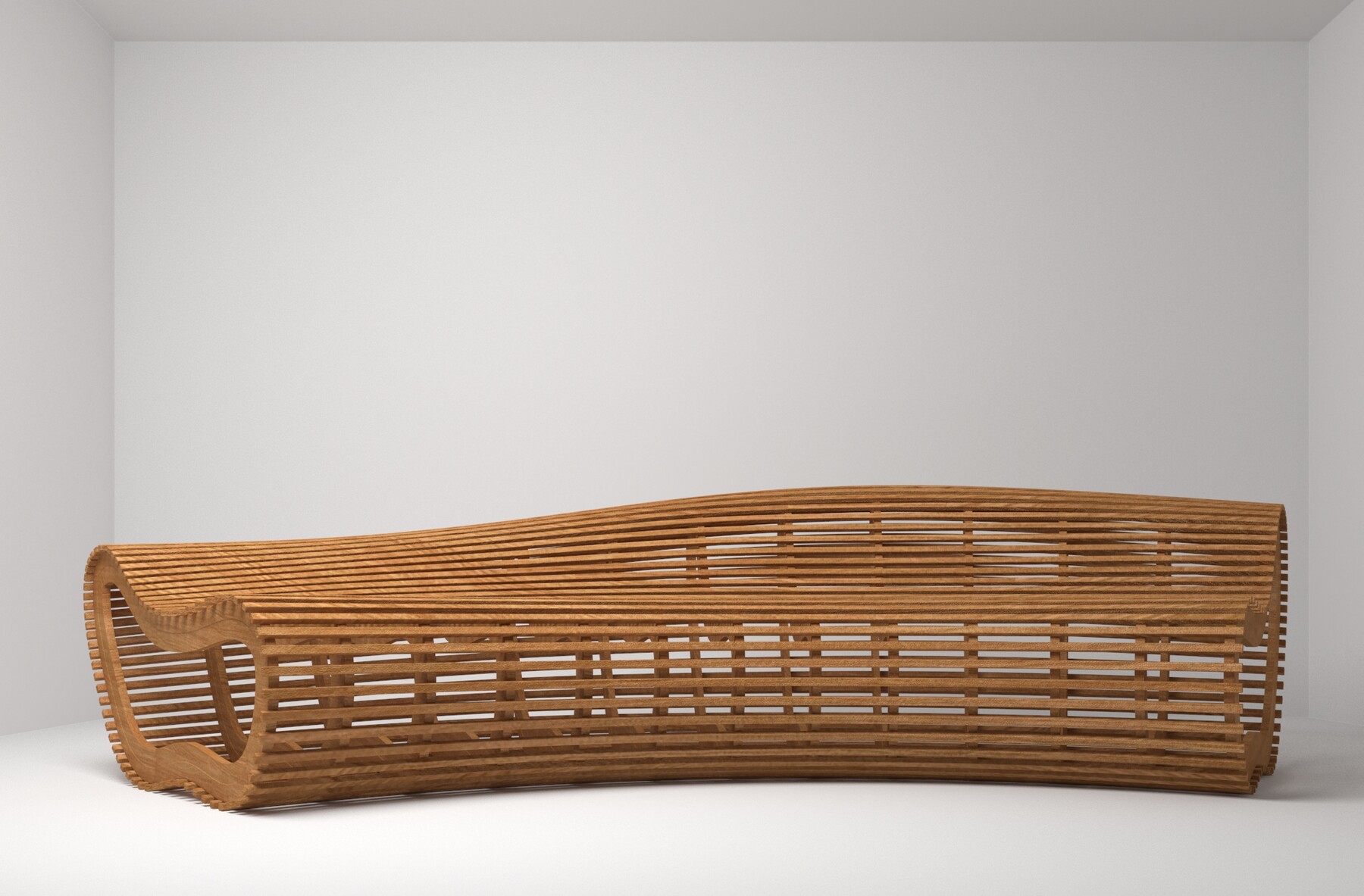 ArtStation - Curved Bench Parametric | Resources