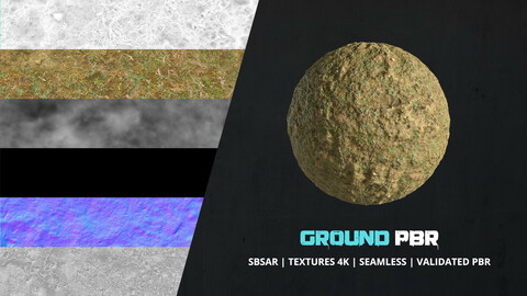 Textures Terrain 4k Pbr - 024