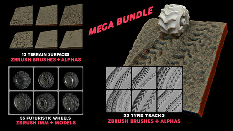 Explorer Ultimate Bundle (wheels + tyre tracks + terrain surfaces)