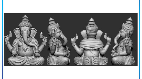 Ganesha Idol 3d Printable model
