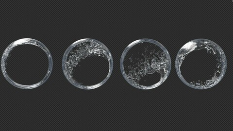Water Splash Circle Animation