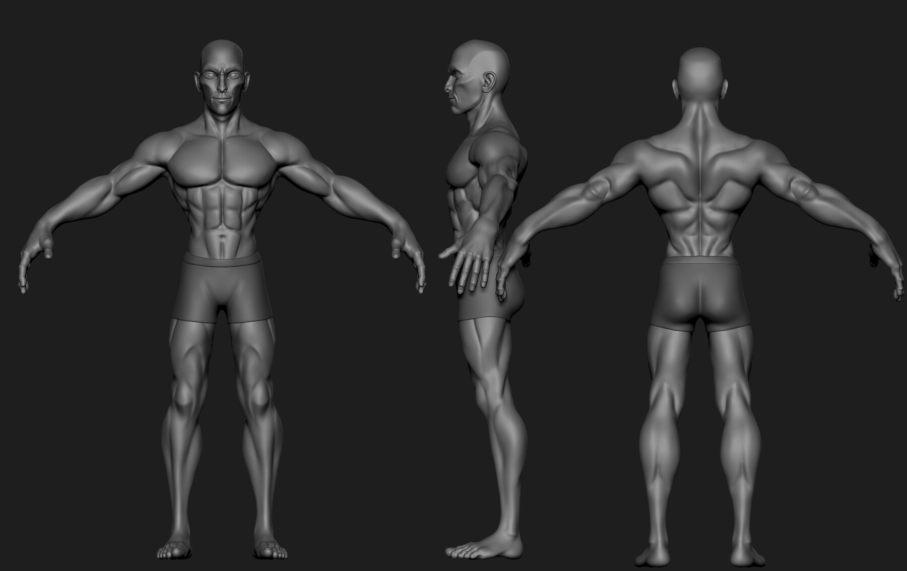 Artstation Stylized Basemeshes Man And Woman Game Assets